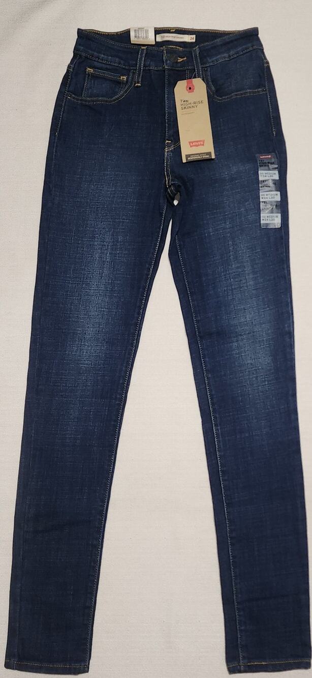 721 Levi's high rise skinny jeans W24xL30 women's 00 medium